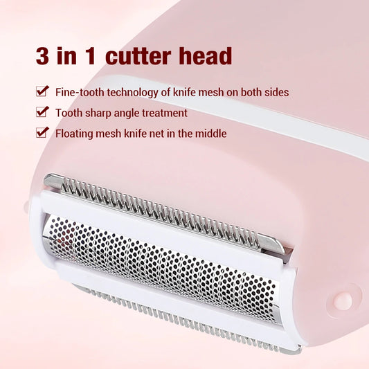 3 in 1 Hair Removal Machine Painless Epilator Women's Electric