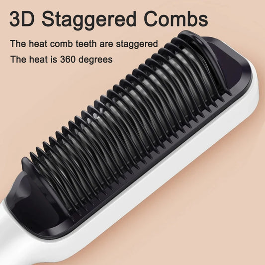 Hair Straightening Brush Electric